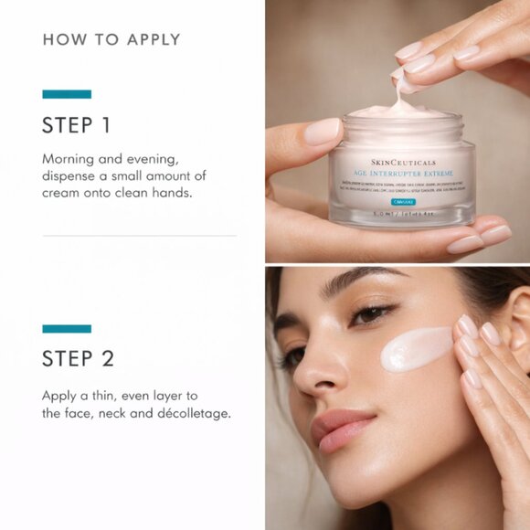 SkinCeuticals A.G.E. Interrupter 1.6oz Anti-Wrinkle Firming Face Cream.Pack of 2 - Picture 6 of 6